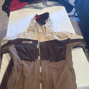 Men's Two-Tone Hooded Jacket